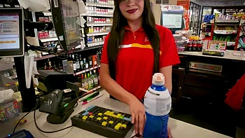 Sex with the mini market cashier