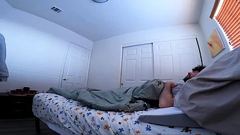 Stepmom Fucks Stepson To Help Him Out Of Bed In The Morning