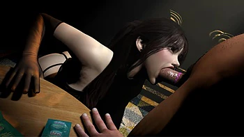 3D Big Boobs Slut Asian Whore Cheating with Her Big Cock Stepbrother