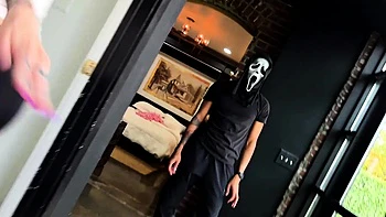 MrsRaeJBae Gets Fucked Hard in Rough MFM for Halloween!