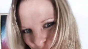 Gorgeous anal sex play with a long-legged blonde Nancy Bell