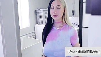 Stepsisters Big Boobs Get A Facial Load In This Hot Pov Blowjob