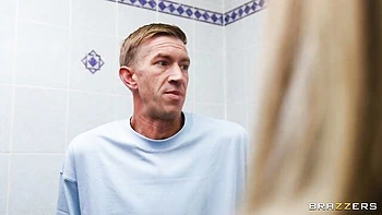 First-class blonde Madison Lanez nicely penetrated in the doggy style