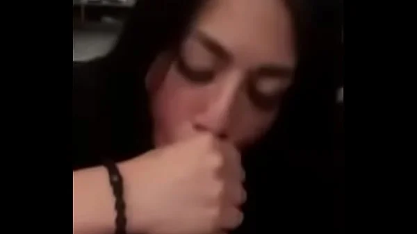 She got caught sucking dick