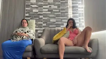 I want to finger my wet pussy till squirt while my step grandma is close