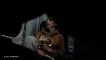 What did she do? Does she masturbate on the train? Hidden Orgasm?