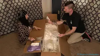 Unboxing and Fucking Our New Blue Elf Realistic Sex Doll from Sex Doll Center - Mrxmrscox
