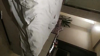 3K starting appointment peripheral female public account: Lexiang Business -A girl in the fireplace takes a selfie with a wad of money in a thong and rubs it on her: Blowjob, Doggy  Cowgirl Porn