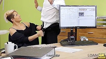 Naughty Girl Uses Her Sexual Charms To Get Necessary Credit