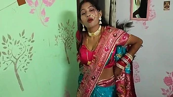 Indian Coupleshares Bed With Stepmom While His Stepsister Hides