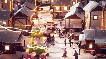 Happy new year party action with enchanting treasure from Leons TV