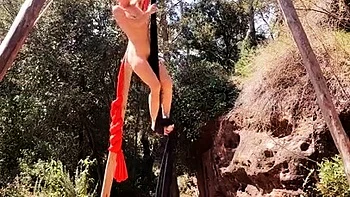 Outdoor bdsm dorm handjob outdoor