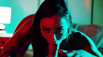 Anastasia Brokelyn seduces her man in a steamy reverse cowgirl position.