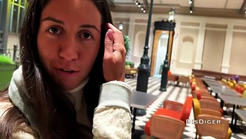 Casting In A Public Toilet Of Shopping Mall