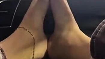 Kylie Haale Foot Fetish In Public POV