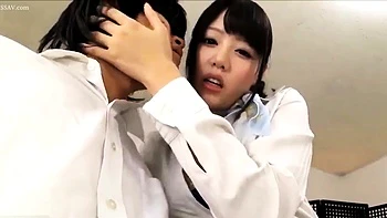 Japanese teen handjob in bus full of people