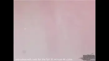 girls skinny dipping in our pool after hot day on the beach