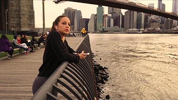 Brunette Abigail Mac gets her pussy smashed by a big black cock