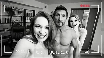 SCAMANGELS - GORGEOUS BABES TEAM UP ON FOOTBALL STAR - LETSDOEIT: Blowjob, Doggy  Cowgirl Porn