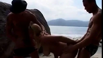 Ajx latin beach threesome and lesbians: Blowjob, Doggy  Cowgirl Porn