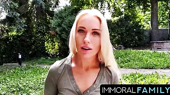 Step fantasy sex with delicate Matt Bird and Angelika Grays from Immoral Family