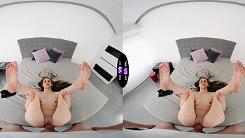 Nicole Sweet in sensual vr bedroom action