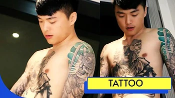 Tattoo boy fucked raw: Blowjob, Doggy  Missonary Porn