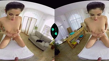 VR clea gaultier virtual reality: Blowjob, Doggy  Cowgirl Porn