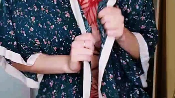 Stunning amateur blonde in lingerie fucked hard