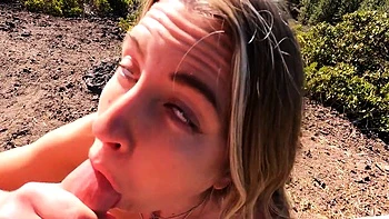 Public Blowjob on a Mountain Top