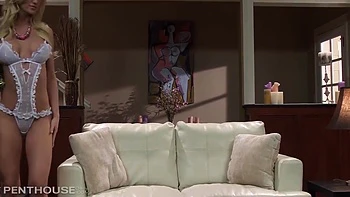 Stunning Blonde Pet Face Fucking A Gorgeous Lesbian With Destiny Dixon And Angela Sommers