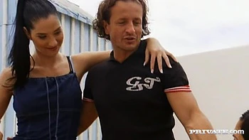 Lara Stevens Has a Ball Licking Fetish and Gets to Explore It Outside - Private Porn Sex Videos