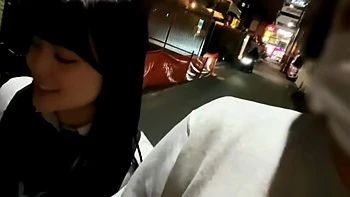 清純派制服美女がおっぱい揉まれてウットリ、電マオナニーしながらフェラ