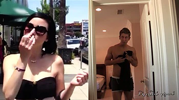 Danny Wylde and Veruca James enjoy a passionate evening together.