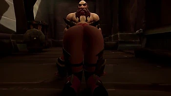 Dwarf Has Fun with an Elf - Warcraft Parody