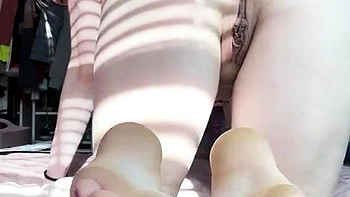Exotic brunette hardcore foot fetish fuck