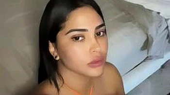 Latina gives fine handjob: Blowjob, Doggy  Amateur Porn