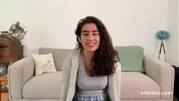 Luna Watches Porn While She Masturbates