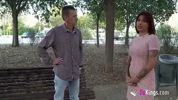 Valeria VS OLD MAN: Just check his bulge, and you'll want to fuck him right away!