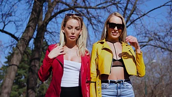 Hot blondes Angelika Grays and isabelle deltore in a steamy threesome