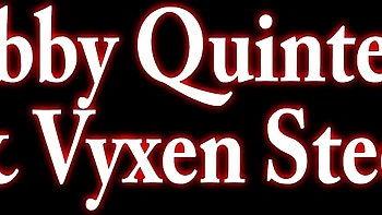 Magnificent Vyxen Steel and Gabby Quinteros at gangbang dirt