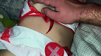 Nurse Stepsister Virgin Pussy Fingering & Moaning - Real Homemade 4K Teen Orgasm
