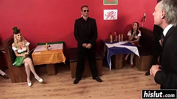 Busty orgy: Blowjob, Doggy  Cowgirl Porn