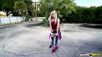 Horny 19 Year Old Hops on The Bus