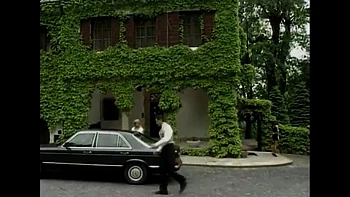 Turkish Maid Blowjob & Handjob - Busty Brunette MILF Serviced by Guest Outdoor