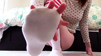 Jessy funny amateur teen brunette toying