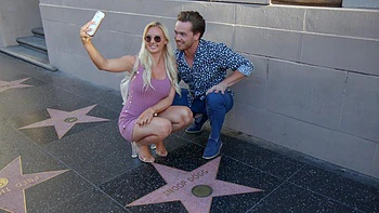 Outdoor trysts with horny couples in glasses and heels