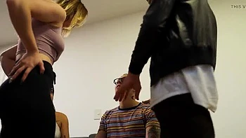 Double Creampie Foursome with Keilabassi77 & Sara Latina - Gym Orgy with Horny Hotties