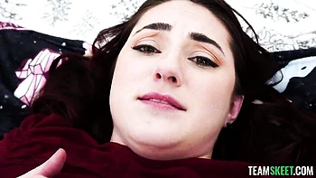 Gorgeous busty brunette Doxy rammed by pretty huge wiener