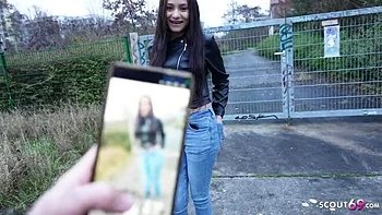 German Scout Casting First Time 18 Year Old Latina Teen Agatha Santos Big Natural Saggy Tits Fucked Hard